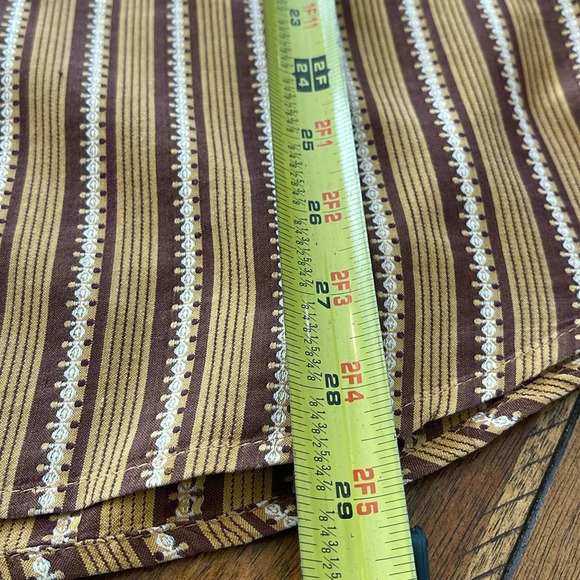 RARE Prana Long sleeve button down collared brown shirt size large old logo - Picture 9 of 17